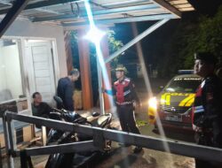 Jaga Harkamtibmas, Sat Samapta Polres Ciamis Patroli ke Kawasan Perumahan di Jam Rawan