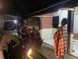 Jaga Harkamtibmas, Sat Samapta Polres Ciamis Patroli Roda 2 ke Perum Kertasari di Waktu Subuh