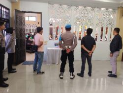 Cipkon, Kapolsek Ciamis Pimpin Pengamanan di Gereja Katolik Santo Yohanes Pembabtis Ciamis