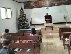 Polsek Cisaga Laksanakan Pengamanan Kebaktian Umat Nasrani di Gereja Kristen Pasundan Cinyeunang