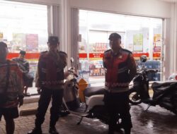 Polsek Cihaurbeuti Polres Ciamis Patroli Biru Antisipasi Gangguan Kamtinmas di Masyarakat
