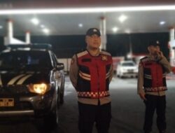 Polsek Cihaurbeuti Polres Ciamis Patroli Biru Antisipasi Gangguan Kamtinmas di Masyarakat